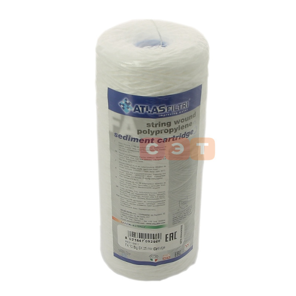 Картридж 10" BIG 25 мкм полипропиленовая нить (FA) SX